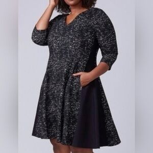 Lane Bryant fit and flare Jacquard dress, 18/20